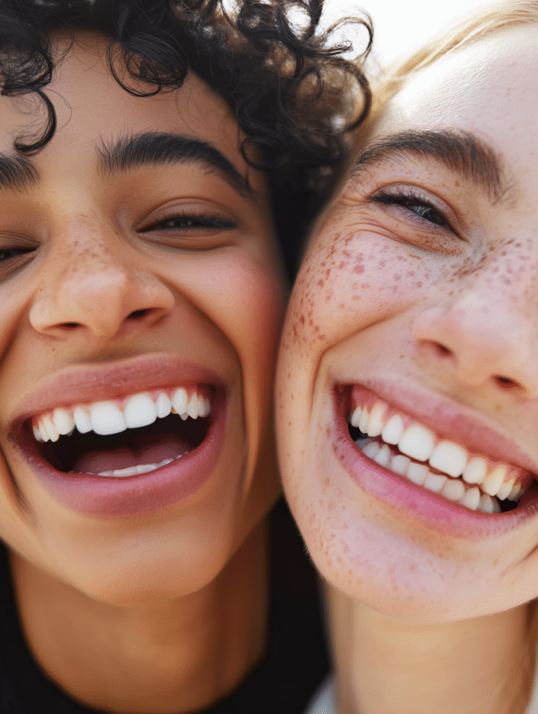 Smiling Duo Portrait